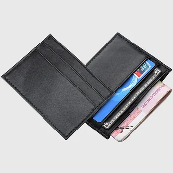 Многофункциональная сумка для карт, портативный водонепроницаемый кошелек для монет из искусственной кожи, однотонный набор небольших карт для путешествий
