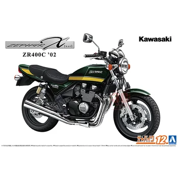 Модель мотоциклов AOSHIMA 06653 в масштабе 1:12 для Kawasaki ZR400C ZEPHYRx `02, конструкторы, игрушки, сделай САМ