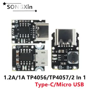 Модуль Платы Защиты Зарядки Литиевой Батареи SX Type-C USB TP4057 1A Полимерный Аккумулятор Поверх TP4056 С Защитой От Перегрева