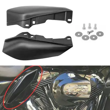 Мотоциклетные Матово-черные Воздушные Дефлекторы средней рамы, Теплозащитный экран для Harley Touring Electra Glide 2009-2016 2010 2011 2010 2013