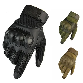 Мужские военно-тактические перчатки с сенсорным экраном, спортивные перчатки на весь палец для пеших прогулок, охоты, зимнего велоспорта, мотоциклетных перчаток