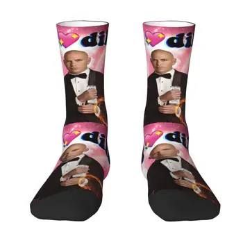 Мужские носки с принтом Mr. World Pitbull с кавайным принтом Женские Эластичные летние Осенне-зимние носки американского рэпера и певца Crew