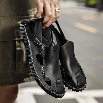 Мужские тапочки 2023 Мужские сандалии Легкая летняя обувь для мужчин вьетнамки