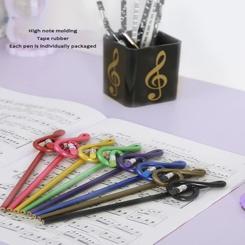 Музыкальный карандаш, креативный скрипичный ключ, пианино, индивидуальный карандаш, Музыкальные канцелярские принадлежности, обучающий подарок для учащихся начальной школы