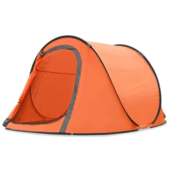 Наружная автоматическая палатка на 3-4 человека, водонепроницаемые палатки для пеших прогулок, кемпинга, всплывающие окна