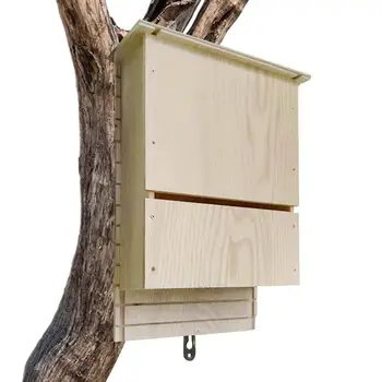 Наружный ящик для летучих мышей, Деревянный Ящик для обитания летучих мышей, Наружный Домик для обитания летучих мышей, деревянный декор, Укрытие и гнездо для
