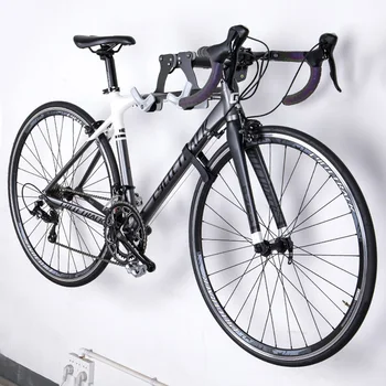 Настенная велосипедная вешалка Надежная горизонтальная стойка для хранения велосипедов в помещении для подвешивания велосипедов дома или в гараже