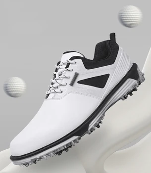 Новая модная мужская обувь для гольфа профессиональная водонепроницаемая уличная повседневная спортивная обувь больших размеров