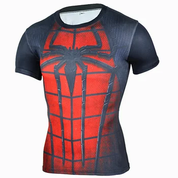 Новая мужская футболка с цифровым 3D-принтом и короткими рукавами, спортивные колготки Alliance, мужской быстросохнущий топ для фитнеса