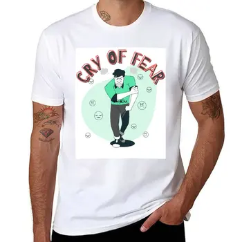 Новая футболка Cry Of Fear, забавная футболка, одежда из аниме, мужская одежда