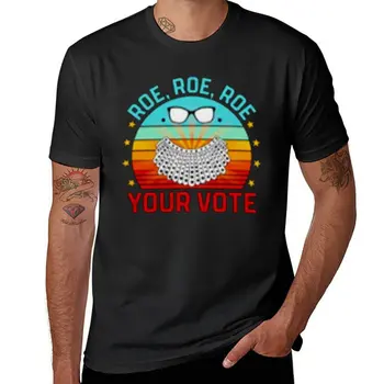 Новая футболка Roe Roe Roe Your Vote (2), спортивные футболки, графическая футболка fruit of the loom, мужские футболки