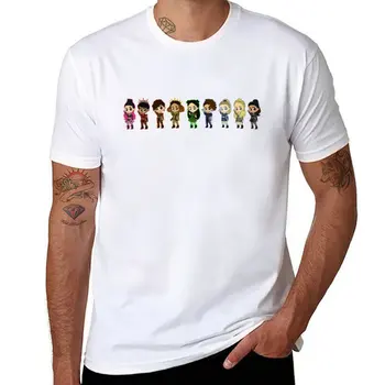 Новая футболка Six the Musical- Rainbow Queens, мужские футболки, корейская модная мужская хлопковая футболка