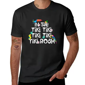 Новая футболка THE TIKI ROOM, футболки оверсайз, футболки на заказ, корейские модные футболки в тяжелом весе, облегающие футболки для мужчин