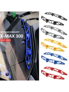 Новые Аксессуары Для Мотоциклов Ветровое Стекло Передний Держатель Лобового Стекла Комплект Крепления Для YAMAHA X-MAX300 X-MAX XMAX 300 XMAX300 2017-2022
