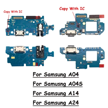 НОВЫЙ USB Разъем Для Зарядки Плата Порт Док-станции Гибкий Кабель С Микрофоном Для Samsung Galaxy A24 4G A245F A54 5G