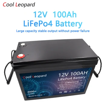 Новый аккумулятор LiFePO4 емкостью 12 В 100 Ач Для замены большей части резервного источника питания Домашнего хранилища энергии литий-железо-фосфатного аккумулятора емкостью 12 В