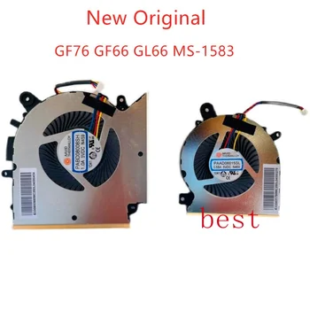 Новый Оригинальный ноутбук CPU GPU Охлаждающие вентиляторы для Msi Samurai GF76 GF66 GL66 MS-1583 Вентилятор воздушного охлаждения N45 9 Вентилятор N460 N477