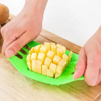 Нож для нарезки картофельных чипсов из нержавеющей стали, нож для нарезки теста, овощей и фруктов, нож для измельчения картофеля, устройство для приготовления картошки Фри.