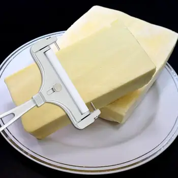 Нож для резки сыра с нескользящей основой Cheese Butter Sarah из нержавеющей стали, режущий проволокой для мягких и полутвердых сыров Для кухонного инструмента