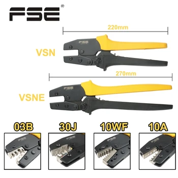 Обжимные плоскогубцы инструменты VSN-03B, VSNE-30J, 10A, 10WF для изолированных от трубки pulg клемм, электрический зажим, Многофункциональный инструмент, комплект VSN, VSNE