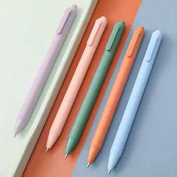 Однотонная гелевая ручка для студенческой ретро-печати 0,5 мм Гелевая ручка