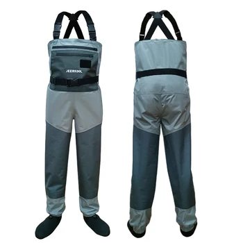 Оригинальные 5-слойные куликовые штаны для ловли нахлыстом, Нагрудные комбинезоны, водонепроницаемая одежда, мягкие куликовые дышащие ботинки.