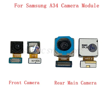Оригинальный Гибкий кабель для задней и фронтальной камеры Samsung A34 A346 Запасные части для основной большой и маленькой камеры