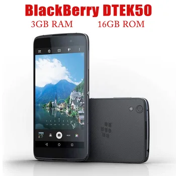 Оригинальный разблокированный мобильный телефон BlackBerry DTEK50 16 ГБ ПЗУ 3 ГБ ОЗУ Смартфон с сенсорным экраном 13-мегапиксельная камера Сотовый телефон Bluetooth-панель WIFI