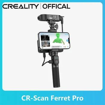 Официальный портативный 3D-сканер Creality CR-Scan Ferret Pro с защитой от встряхивания с точностью 0,1 мм, беспроводной WiFi, 6 сканирований