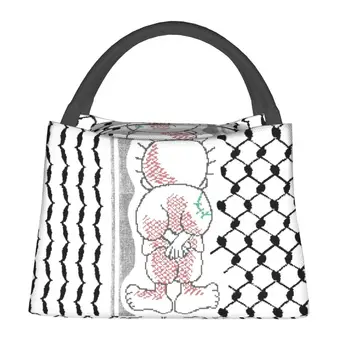 Палестинские сумки для ланча с рисунком Handalah, Палестина, Куфия, женские сумки для ланча с вышивкой Tatreez, Сменная Термобокс для Бенто