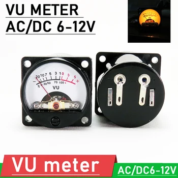 Панель VU Meter header С Теплой Подсветкой Ламповый Усилитель Индикатор и Таблица Уровня звука Amp DB AC/ DC 6v-12v ДЛЯ платы Драйвера A11