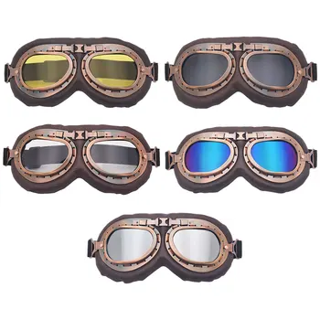Панк-очки для мотоциклов, летающие очки для мотокросса, круизеров, снежных видов спорта