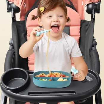 Переносной поднос для детской коляски Универсальный ужин Подходит для большинства типов детских колясок С поворотом на несколько градусов- Baby Family