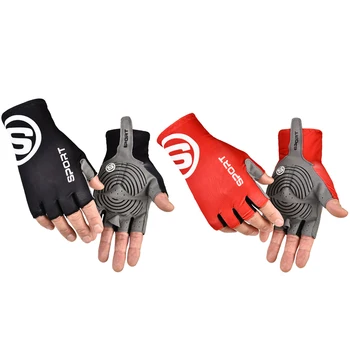 Перчатки для взрослых из ледяного шелка, дышащие Перчатки для занятий спортом, верховой ездой, велоспортом, полупальцевые перчатки для рук