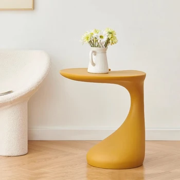 Пластиковый Эстетичный приставной столик в скандинавском стиле, прихожая, современный журнальный столик, минималистичный уголок, Mesa De Centro De Sala, Мебель для дома