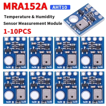 Плата датчика температуры и влажности AHT10, Высокоточный цифровой модуль измерения температуры и влажности I2C для Arduino