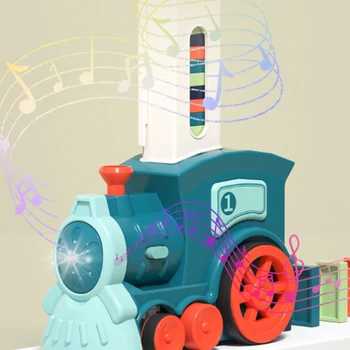 Поезд, электромобиль, строительные блоки, детская игра с автоматической укладкой, развивающие игрушки, детские игрушки 