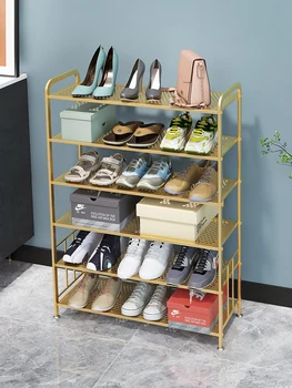 Полка для обуви простой ультратонкий многослойный пылезащитный шкаф для обуви, экономичный артефакт для хранения в общежитии