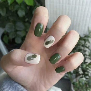 Полное покрытие ногтей накладными ногтями Ballerina Клей для наращивания ногтей Nail Art DIY Salon
