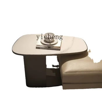 Приставной столик из каменной плиты в форме XL Журнальный столик Стеллаж для хранения Бытовой Диван Угловой столик Маленький столик