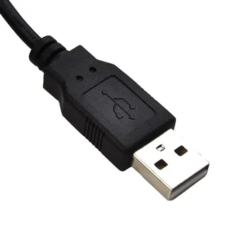 Прочный Практичный Удлинитель Кабеля Пластиковый 100 СМ Сменный Внутренний USB-Порт A-type Аксессуары Черного Цвета