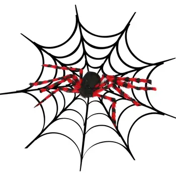 Реалистичный плюшевый паук на Хэллоуин, жуткое украшение ужасов для вечеринки в доме с привидениями, большая игрушка-симулятор размером 30/50/60 см