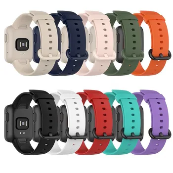 Резиновый Ремешок Для Xiaomi Mi Watch 1 2 Lite Smart Watch Спортивный Ремешок Для Redmi Horloge 2 Браслет Redmi watch Lite Глобальная Версия