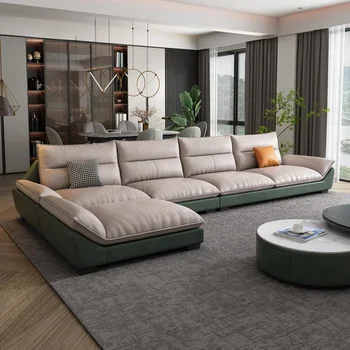 Роскошный тканевый диван в скандинавском стиле, Современный Размер гостиной, Креативная мебель из латекса в тон шезлонгу