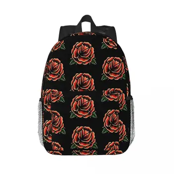 Рюкзаки Rose Of Love Подростковая сумка для книг Модные детские школьные сумки Рюкзак для ноутбука Сумка через плечо большой емкости