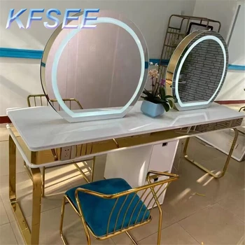 Салонный столик Kfsee в парикмахерской 220*60 см с зеркалом