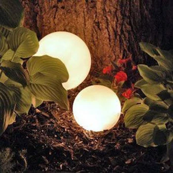 Светодиодный шаровой светильник, Торшер для помещений, украшение сада, домашнее Ландшафтное освещение, Настольная лампа для зарядки через USB, Праздничный Светящийся шар