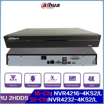 Сетевой Видеомагнитофон Dahua 16/32 канала 1U 2HDDs NVR4216-4KS2/L и NVR4232-4KS2/L Поддерживают распознавание лиц
