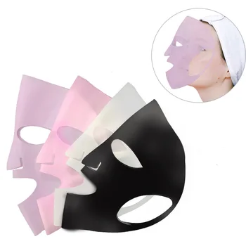 Силиконовая маска для лица Многоразового использования, Увлажняющая, Подтягивающая, укрепляющая, Против морщин, V-образная Гелевая маска для лица, фиксирующая кожу ушей, Уход за кожей