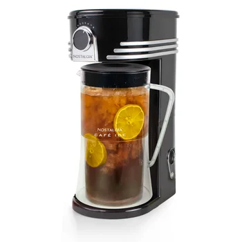 Система для приготовления чая и кофе со льдом Nostalgia Café' Ice объемом 3 кварты с пластиковым кувшином, черный